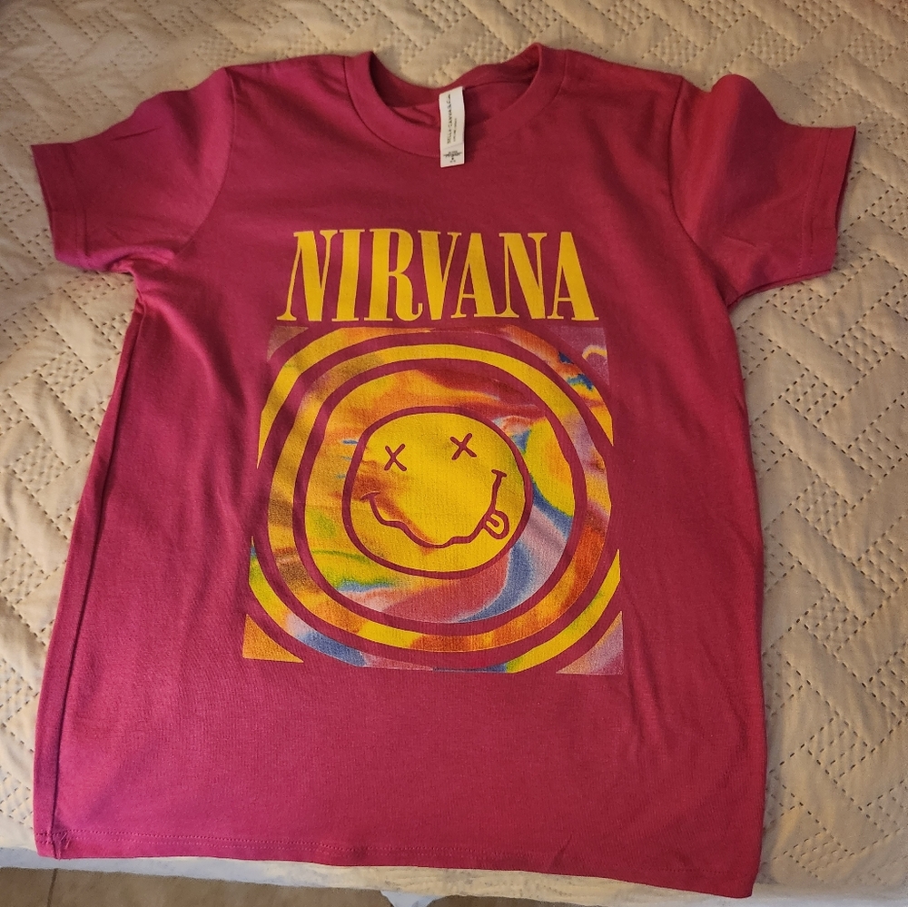 Nirvana T-shirt (Raspberry)